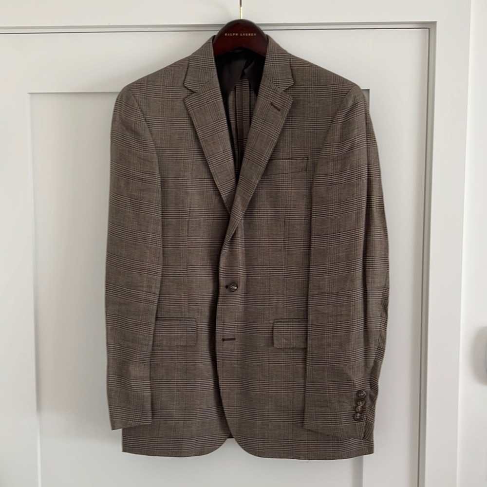 Polo Ralph Lauren Glen Plaid Suit Jacket - 40L